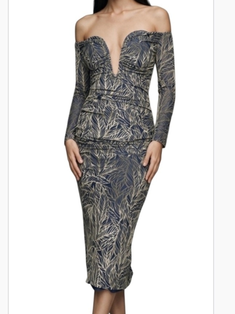 Anthropologie, Elliatt Orlo Midi Bodycon Cocktail Dress Small Petite New
